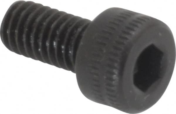 Holo-Krome - M4x0.70 Metric Coarse Hex Socket Drive, Socket Cap Screw - Grade 12.9 Alloy Steel, Black Oxide Finish, Fully Threaded, 8mm Length Under Head - Makers Industrial Supply