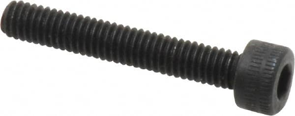 Holo-Krome - M4x0.70 Metric Coarse Hex Socket Drive, Socket Cap Screw - Grade 12.9 Alloy Steel, Black Oxide Finish, Fully Threaded, 25mm Length Under Head - Makers Industrial Supply