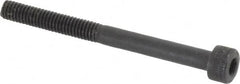 Holo-Krome - M4x0.70 Metric Coarse Hex Socket Drive, Socket Cap Screw - Grade 12.9 Alloy Steel, Black Oxide Finish, Partially Threaded, 45mm Length Under Head - Makers Industrial Supply