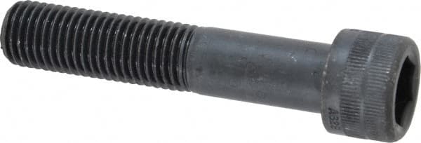 Holo-Krome - M16x2.00 Metric Coarse Hex Socket Drive, Socket Cap Screw - Grade 12.9 Alloy Steel, Black Oxide Finish, Partially Threaded, 80mm Length Under Head - Makers Industrial Supply