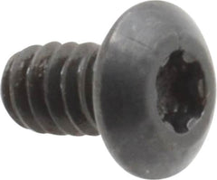 Camcar - #6-32 UNC Torx Plus Drive, Button Screw - Alloy Steel, Black Oxide Finish, Fully Threaded, 1/4" Length Under Head - Makers Industrial Supply