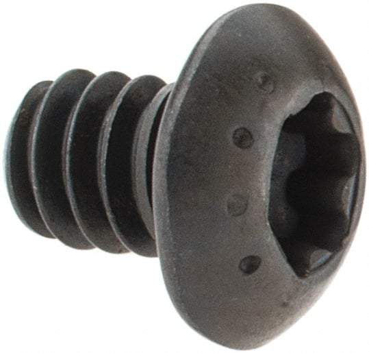 Camcar - #10-24 UNC Torx Plus Drive, Button Screw - Alloy Steel, Black Oxide Finish, Fully Threaded, 1/4" Length Under Head - Makers Industrial Supply