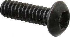 Camcar - #10-24 UNC Torx Plus Drive, Button Screw - Alloy Steel, Black Oxide Finish, Fully Threaded, 5/8" Length Under Head - Makers Industrial Supply