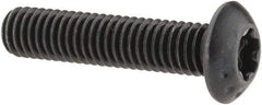 Camcar - #10-32 UNF Torx Plus Drive, Button Screw - Alloy Steel, Black Oxide Finish, Fully Threaded, 7/8" Length Under Head - Makers Industrial Supply