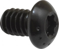 Camcar - 1/4-20 UNC Torx Plus Drive, Button Screw - Alloy Steel, Black Oxide Finish, Fully Threaded, 3/8" Length Under Head - Makers Industrial Supply