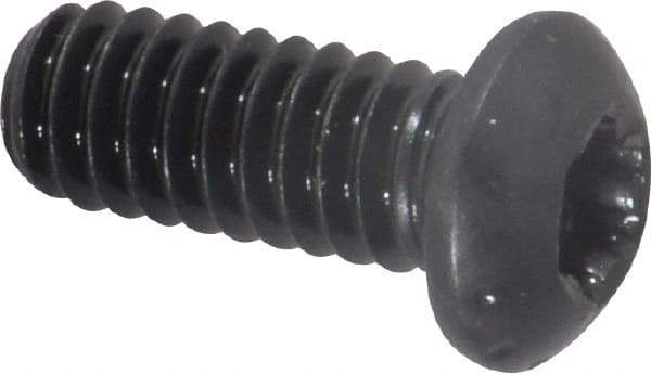 Camcar - 1/4-20 UNC Torx Plus Drive, Button Screw - Alloy Steel, Black Oxide Finish, Fully Threaded, 5/8" Length Under Head - Makers Industrial Supply