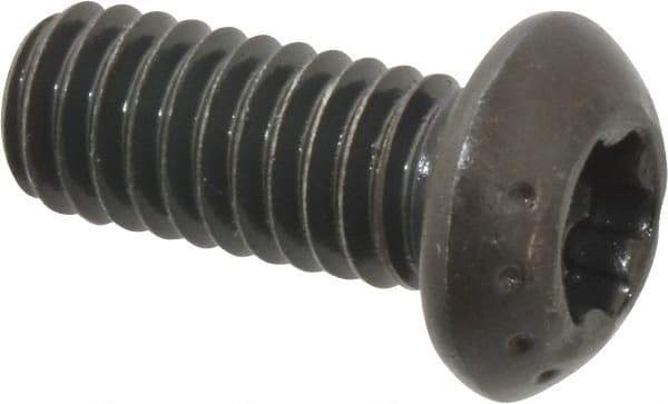 Camcar - 5/16-18 UNC Torx Plus Drive, Button Screw - Alloy Steel, Black Oxide Finish, Fully Threaded, 3/4" Length Under Head - Makers Industrial Supply