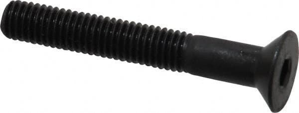 Holo-Krome - M5x0.80 Metric Coarse Hex Socket Drive, 90° Flat Screw - Grade 12.9 Alloy Steel, Black Oxide Finish, Fully Threaded, 35mm OAL - Makers Industrial Supply