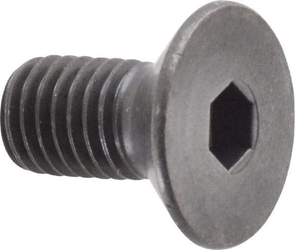 Holo-Krome - M10x1.50 Metric Coarse Hex Socket Drive, 90° Flat Screw - Grade 12.9 Alloy Steel, Black Oxide Finish, Fully Threaded, 20mm OAL - Makers Industrial Supply