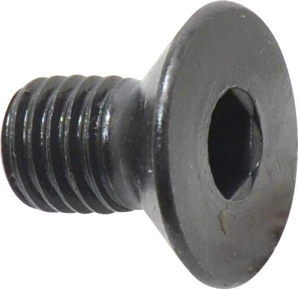 Holo-Krome - M12x1.75 Metric Coarse Hex Socket Drive, 90° Flat Screw - Grade 12.9 Alloy Steel, Black Oxide Finish, Fully Threaded, 20mm OAL - Makers Industrial Supply