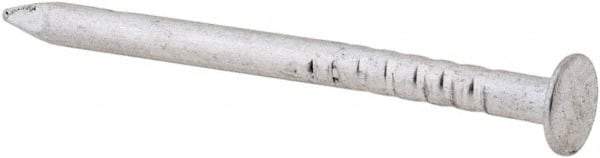 Made in USA - 2D, 15 Gauge, 1" OAL Common Nails - Smooth Shank, Aluminum - Makers Industrial Supply