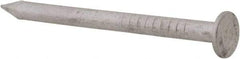 Made in USA - 4D, 12 Gauge, 1-1/2" OAL Common Nails - Smooth Shank, Aluminum - Makers Industrial Supply