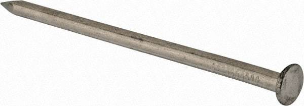 Made in USA - 16D, 8 Gauge, 3-1/2" OAL Common Nails - Smooth Shank, Aluminum - Makers Industrial Supply