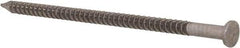 Made in USA - 12D, 9 Gauge, 3-1/4" OAL Common Nails - Ring Shank, T304 Stainless Steel - Makers Industrial Supply