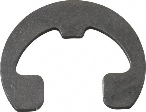 Rotor Clip - 0.343" Groove Diam, 7/16" Shaft Diam, Phosphate Steel, Reinforced E Style External Retaining Rings - 0.04" Groove Width, 0.047" Groove Depth, 0.035" Ring Thickness, Grade 1060-1090 - Makers Industrial Supply