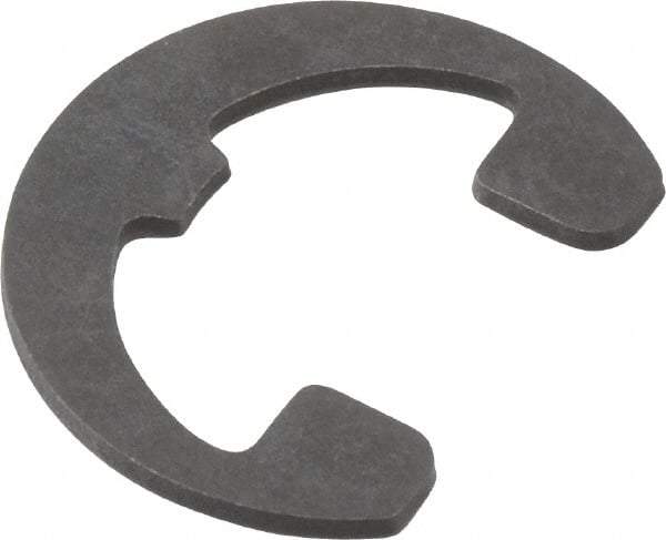 Rotor Clip - 0.396" Groove Diam, 1/2" Shaft Diam, Phosphate Steel, Reinforced E Style External Retaining Rings - 0.046" Groove Width, 0.052" Groove Depth, 0.042" Ring Thickness, Grade 1060-1090 - Makers Industrial Supply