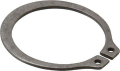 Rotor Clip - 0.821" Groove Diam, 7/8" Shaft Diam, Zinc-Plated Stainless Steel, Snap External Retaining Rings - 0.046" Groove Width, 0.027" Groove Depth, 0.042" Ring Thickness, Grade 15-7 Grade 632 - Makers Industrial Supply