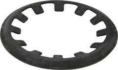 Rotor Clip - 5/8" Shaft Diam, Phosphate Steel, Self Locking External Retaining Rings - 0.015" Ring Thickness, Grade 1060-1090 - Makers Industrial Supply