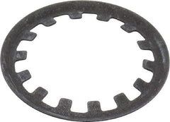 Rotor Clip - 3/4" Shaft Diam, Phosphate Steel, Self Locking External Retaining Rings - 0.015" Ring Thickness, Grade 1060-1090 - Makers Industrial Supply