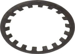 Rotor Clip - 1" Shaft Diam, Phosphate Steel, Self Locking External Retaining Rings - 0.015" Ring Thickness, Grade 1060-1090 - Makers Industrial Supply