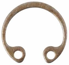 Rotor Clip - 32mm Nominal, 1.2mm Thick, Phosphate Finish, Spring Steel Snap Internal Retaining Ring - 1.3mm Groove Width, 0.85mm Groove Depth, 33.7mm Groove Diam - Makers Industrial Supply