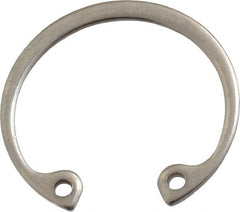 Rotor Clip - 0.042" Thick, Stainless Steel Snap Internal Retaining Ring - 0.046" Groove Width, 0.028" Groove Depth, 0.931" Groove Diam, Grade 15-7 Grade 632 - Makers Industrial Supply