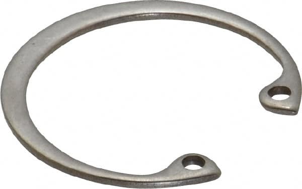 Rotor Clip - 0.05" Thick, Stainless Steel Snap Internal Retaining Ring - 0.056" Groove Width, 0.036" Groove Depth, 1.197" Groove Diam, Grade 15-7 Grade 632 - Makers Industrial Supply