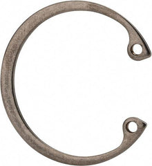 Rotor Clip - 0.05" Thick, Stainless Steel Snap Internal Retaining Ring - 0.056" Groove Width, 0.04" Groove Depth, 1.33" Groove Diam, Grade 15-7 Grade 632 - Makers Industrial Supply