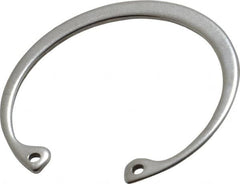 Rotor Clip - 0.062" Thick, Stainless Steel Snap Internal Retaining Ring - 0.068" Groove Width, 0.054" Groove Depth, 1.858" Groove Diam, Grade 15-7 Grade 632 - Makers Industrial Supply