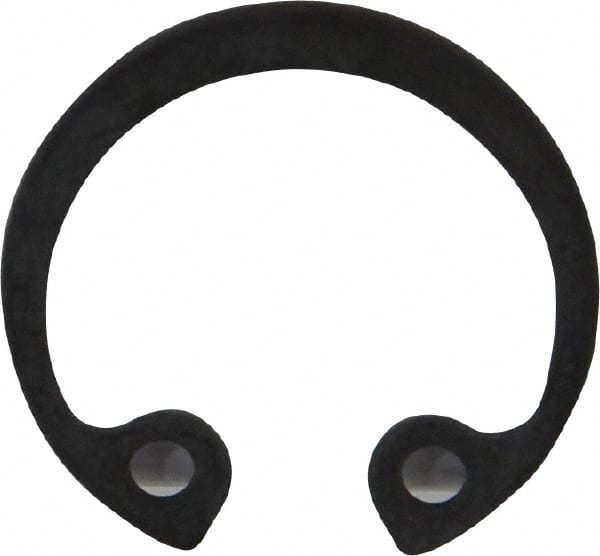 Rotor Clip - 1-9/16" Bore Diam, Spring Steel Internal Snap Retaining Ring - Makers Industrial Supply