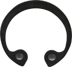 Rotor Clip - 1-9/16" Bore Diam, Spring Steel Internal Snap Retaining Ring - Makers Industrial Supply