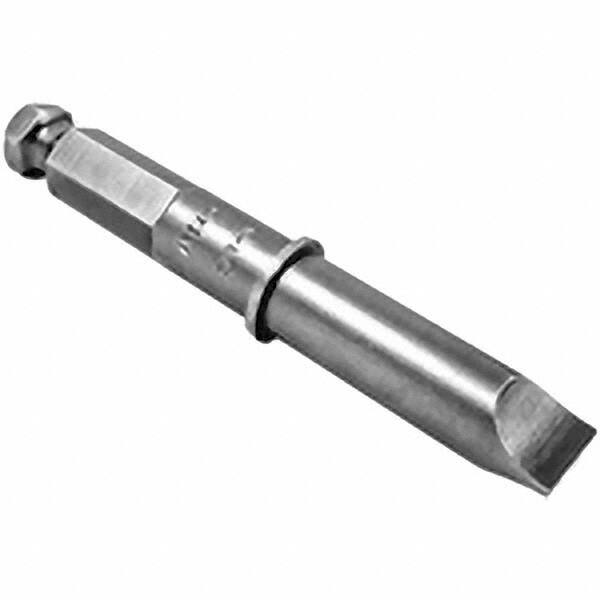 Apex - 0.503" Slotted Screwdriver Bit - 7/16" Hex Drive, 4-1/8" OAL - Makers Industrial Supply