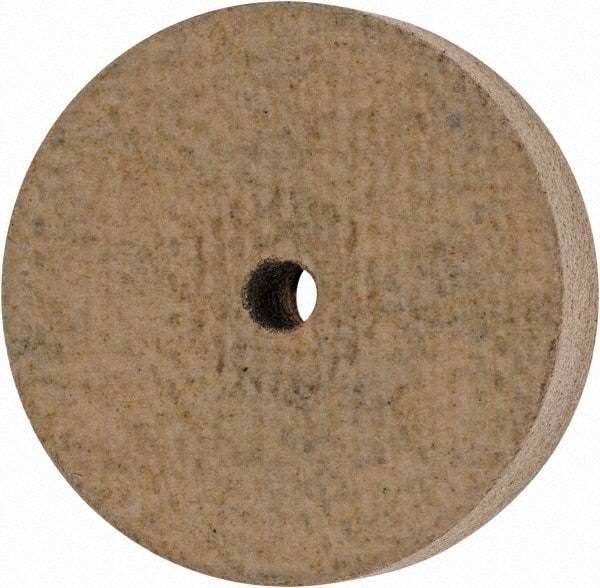 Cratex - 1" Diam x 1/8" Hole x 1/4" Thick, 120 Grit Surface Grinding Wheel - Aluminum Oxide, Type 1, Fine Grade, 36,290 Max RPM, No Recess - Makers Industrial Supply