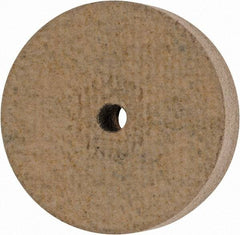 Cratex - 1" Diam x 1/8" Hole x 1/4" Thick, 120 Grit Surface Grinding Wheel - Aluminum Oxide, Type 1, Fine Grade, 36,290 Max RPM, No Recess - Makers Industrial Supply