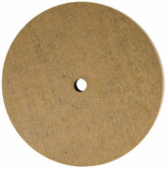 Cratex - 3" Diam x 1/4" Hole x 1/4" Thick, 120 Grit Surface Grinding Wheel - Aluminum Oxide, Type 1, Fine Grade, 12,095 Max RPM, No Recess - Makers Industrial Supply