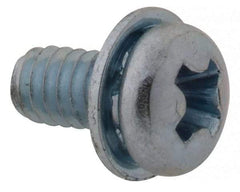 Value Collection - #2-56 UNC, 3/16" Length Under Head Phillips Drive Machine Screw - Pan Head, Grade J82 Steel, Zinc-Plated Finish, Internal Tooth - Makers Industrial Supply