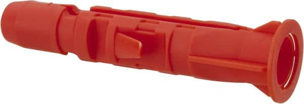 Value Collection - 3/8" Diam, 2-3/8" Long, Plug Drywall & Hollow Wall Anchor - 3/8" Drill, Plastic, Use in Drywall & Hollow Wall - Makers Industrial Supply