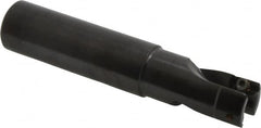 Kennametal - 1" Cut Diam, 0.404" Max Depth of Cut, 1" Shank Diam, 5" OAL, Indexable Square Shoulder End Mill - LFEW 252... Inserts, Cylindrical Shank, 0° Lead Angle - Makers Industrial Supply