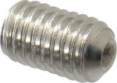 Value Collection - M5x0.80 Metric Coarse, 8mm OAL, Cup Point Set Screw - Grade 18-8 & Austenitic A2 Stainless Steel, 2.5mm Key - Makers Industrial Supply