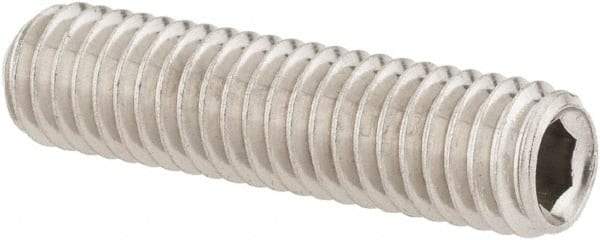 Value Collection - M6x1.00 Metric Coarse, 25mm OAL, Cup Point Set Screw - Grade 18-8 & Austenitic A2 Stainless Steel, 3mm Key - Makers Industrial Supply