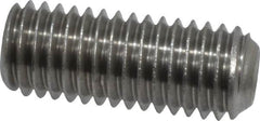 Value Collection - M10x1.50 Metric Coarse, 25mm OAL, Cup Point Set Screw - Grade 18-8 & Austenitic A2 Stainless Steel, 5mm Key - Makers Industrial Supply