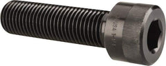 Holo-Krome - 1-1/4 - 7 UNC Hex Socket Drive, Socket Cap Screw - Alloy Steel, Black Oxide Finish, Partially Threaded, 4-1/2" Length Under Head - Makers Industrial Supply