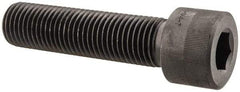 Holo-Krome - 1-1/4 - 7 UNC Hex Socket Drive, Socket Cap Screw - Alloy Steel, Black Oxide Finish, Partially Threaded, 5" Length Under Head - Makers Industrial Supply