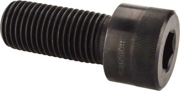 Holo-Krome - 1-1/2 - 6 UNC Hex Socket Drive, Socket Cap Screw - Alloy Steel, Black Oxide Finish, Fully Threaded, 3-1/2" Length Under Head - Makers Industrial Supply