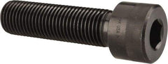 Holo-Krome - 1-1/2 - 6 UNC Hex Socket Drive, Socket Cap Screw - Alloy Steel, Black Oxide Finish, Partially Threaded, 5-1/2" Length Under Head - Makers Industrial Supply