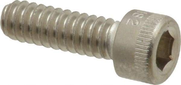 Holo-Krome - #10-24 UNC Hex Socket Drive, Socket Cap Screw - Grade 18-8 Stainless Steel, Uncoated, Fully Threaded, 5/8" Length Under Head - Makers Industrial Supply