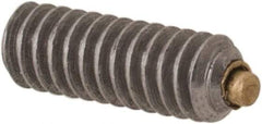 Made in USA - #2-56 UNC, 1/4" Length of Thread, Soft Tip Point Set Screw - Grade 18-8 Stainless Steel - Makers Industrial Supply