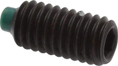 Made in USA - 3/8-16 UNC, 3/4" Length of Thread, Soft Tip Point Set Screw - Grade 8 Alloy Steel - Makers Industrial Supply