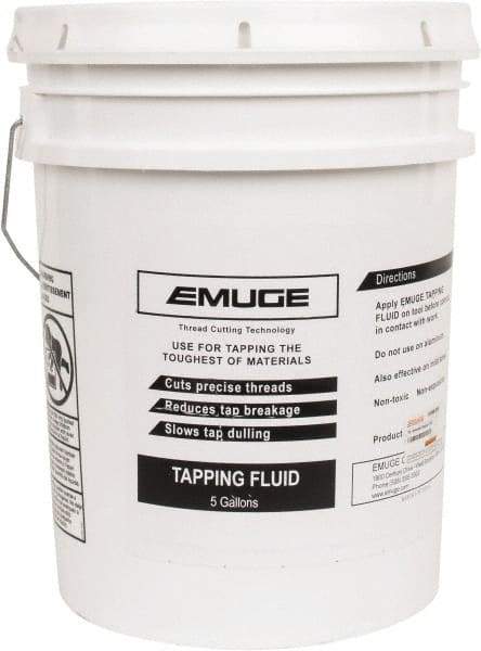 Emuge - 5 Gal Can Tapping Fluid - Synthetic - Makers Industrial Supply