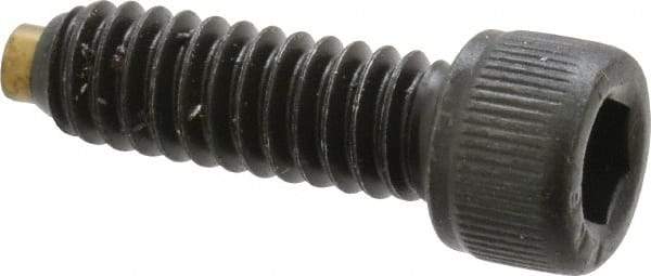 Made in USA - 1/4-20 UNC Hex Socket Drive, Socket Cap Screw - Alloy Steel, Black Oxide Finish, Fully Threaded, 3/4" Length Under Head - Makers Industrial Supply